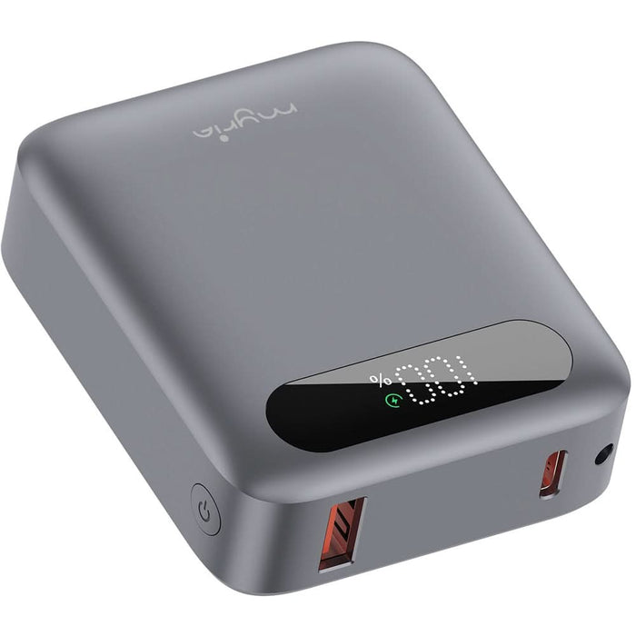 Baterie externa MYRIA MY9215BK, 10000 mAh, 1x USB-C, 1x USB-A, negru - WALTI WALTI