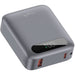 Baterie externa MYRIA MY9215BK, 10000 mAh, 1x USB-C, 1x USB-A, negru - WALTI WALTI