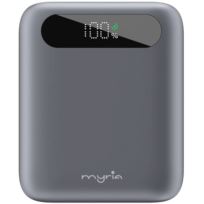 Baterie externa MYRIA MY9215BK, 10000 mAh, 1x USB-C, 1x USB-A, negru - WALTI WALTI