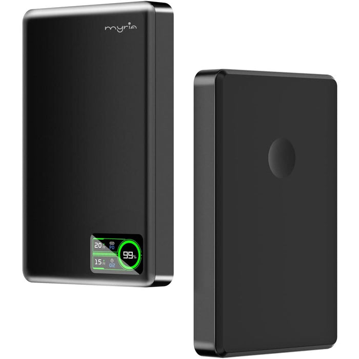 Baterie externa MYRIA MY9220BK, 10000 mAh, USB-C, magnetic, negru WALTI