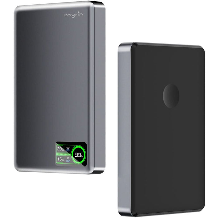 Baterie externa MYRIA MY9220GY, 10000 mAh, USB-C, magnetic, gri - WALTI WALTI