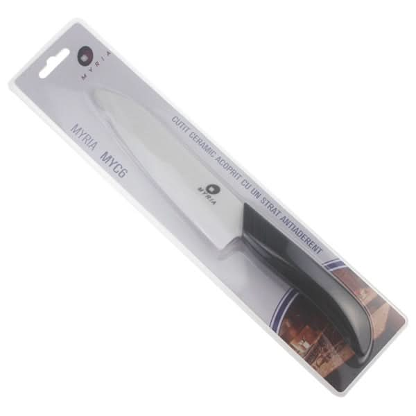 Cutit Chef MYRIA MYC6, 14.6cm, ceramic, negru WALTI