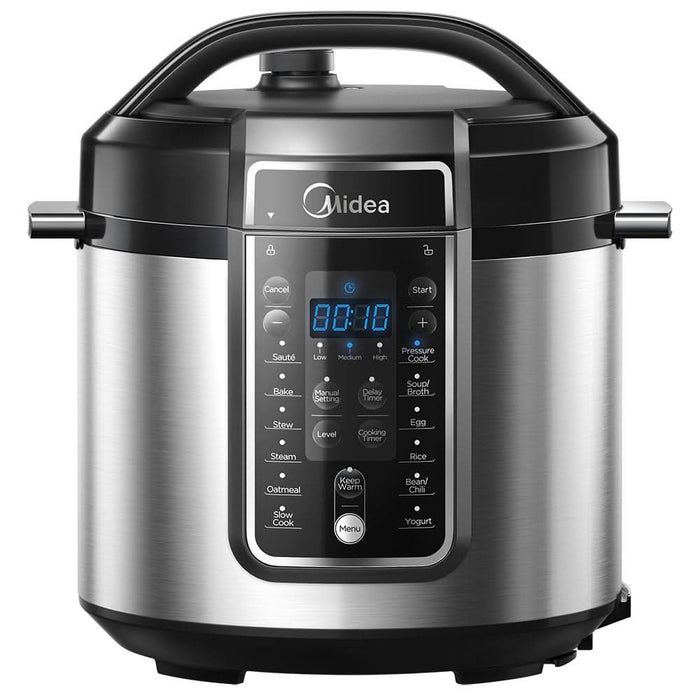 Multicooker MIDEA MY-CS6037WPB, 6l, 1000W, 8 programe, argintiu-negru WALTI