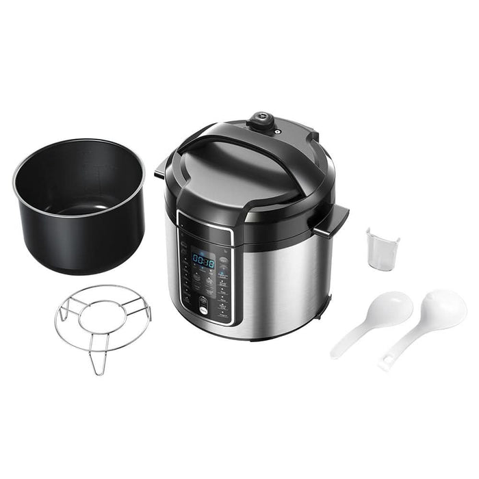 Multicooker MIDEA MY-CS6037WPB, 6l, 1000W, 8 programe, argintiu-negru WALTI