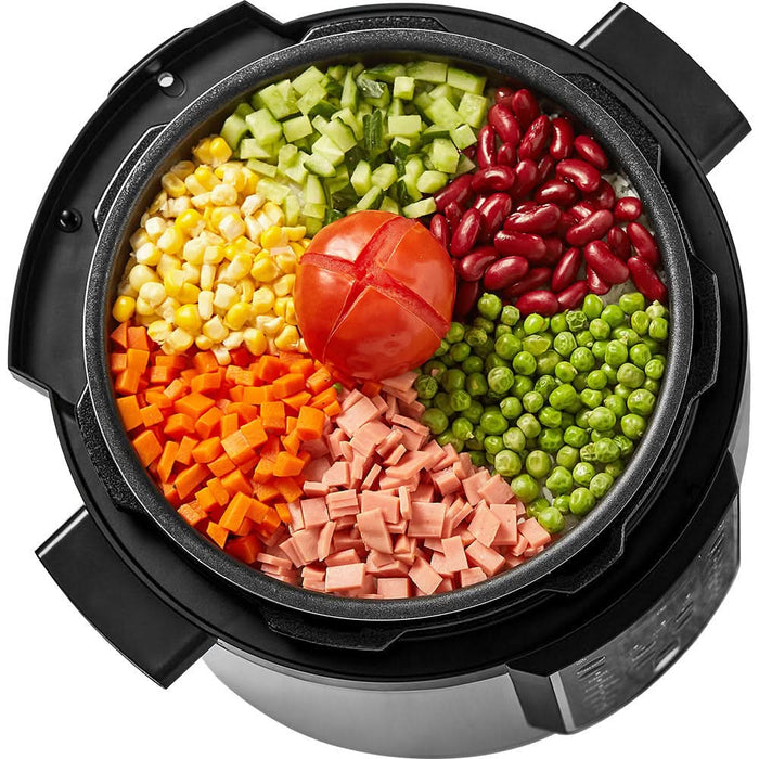 Multicooker MIDEA MY-CS6037WPB, 6l, 1000W, 8 programe, argintiu-negru WALTI