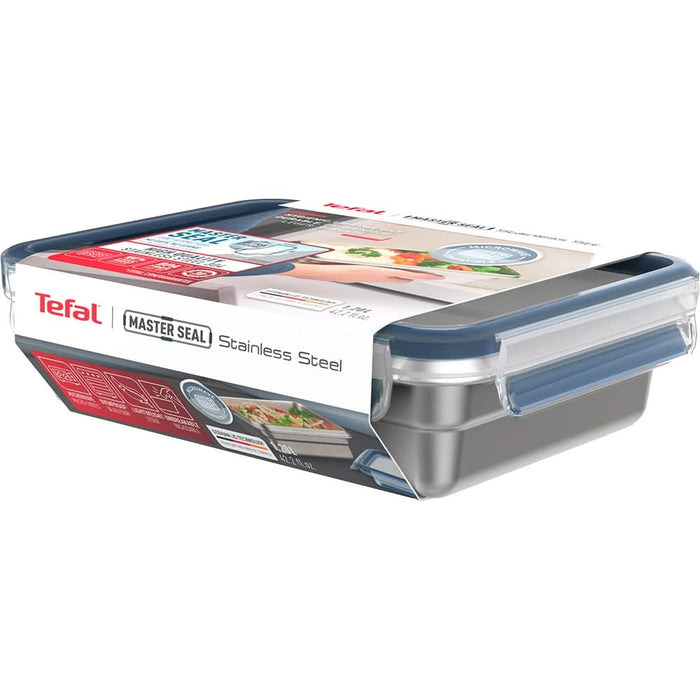 Caserola TEFAL Masterseal N1150510, 1.2L, otel inoxidabil, gri WALTI