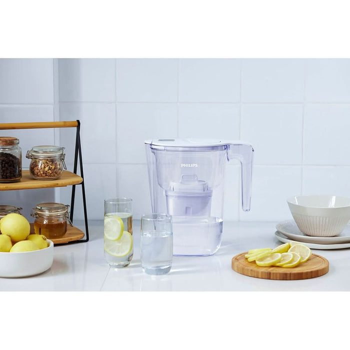 Cana filtranta PHILIPS + 3 filtre 230074, 3.4l, alb-transparent WALTI