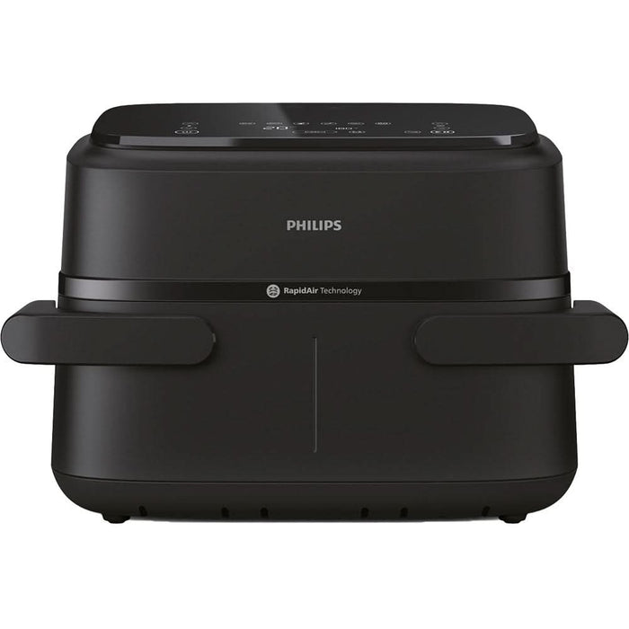 Friteuza cu aer cald dubla PHILIPS Seria 1000 NA150/00, 7.1l, 2450W, negru WALTI