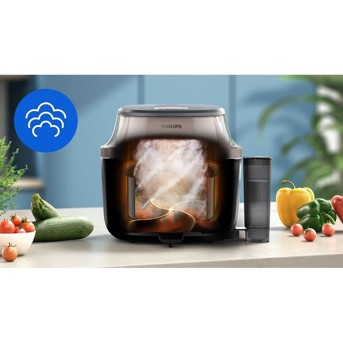 Friteuza cu aer cald PHILIPS Seria 5000 NA547/07, 7.2l, 2000W, negru WALTI