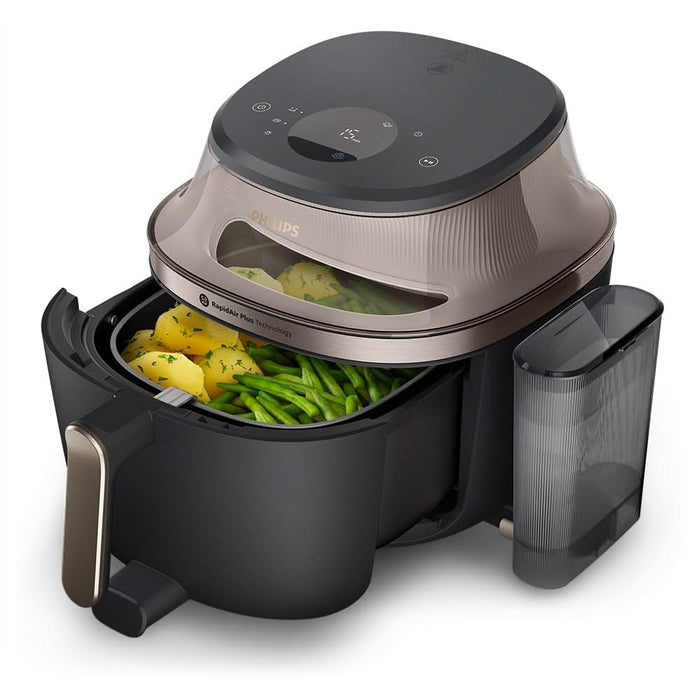 Friteuza cu aer cald PHILIPS Seria 5000 NA547/07, 7.2l, 2000W, negru WALTI