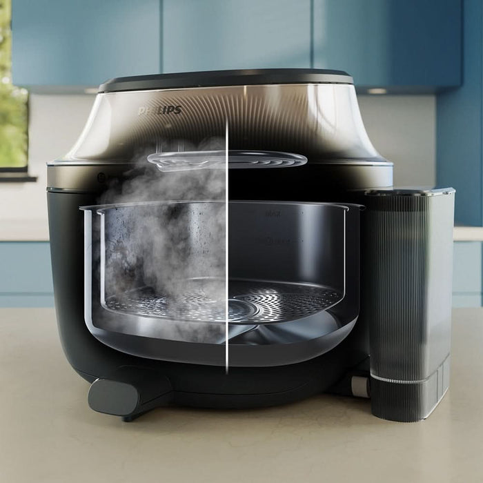 Friteuza cu aer cald PHILIPS Seria 5000 NA547/07, 7.2l, 2000W, negru WALTI
