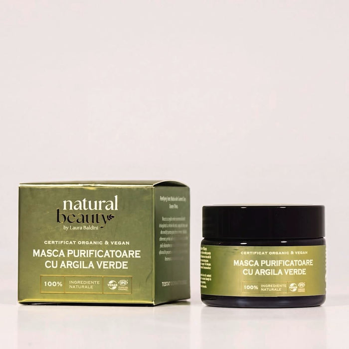 natural beauty by Laura Baldini Masca Facială cu Argilă Verde - Green Vibes, 50 ml WALTI