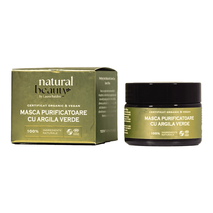 natural beauty by Laura Baldini Masca Facială cu Argilă Verde - Green Vibes, 50 ml WALTI