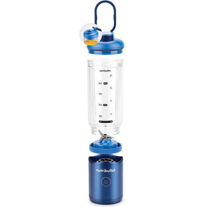 Blender portabil NUTRIBULLET Flex NBP013BL, 0.59l, 1 treapta viteza, USB-C, albastru - WALTI WALTI
