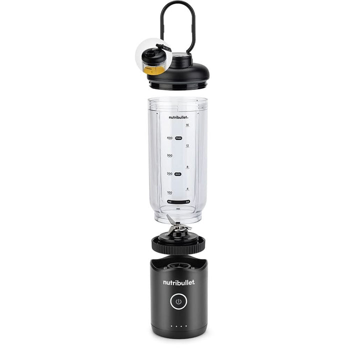 Blender portabil NUTRIBULLET Flex NBP013GM, 0.59l, 1 treapta viteza, USB-C, gri - WALTI WALTI