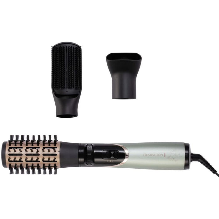 Perie rotativa REMINGTON Botanicals AS5860, 800W, 2 viteze, 2 trepte temperatura, Invelis Ceramic, verde fosforescent WALTI