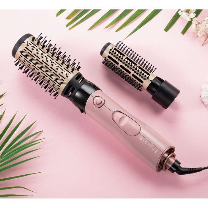 Perie cu aer cald REMINGTON Coconut Smooth AS5901, 1000W, 2 viteze, 2 trepte temperatura, Invelis Ceramic, roz WALTI