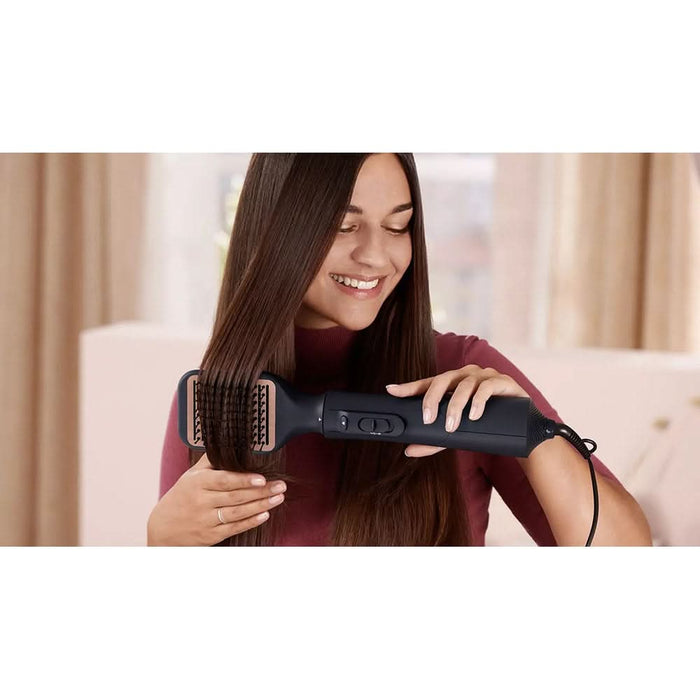 Perie cu aer PHILIPS Series 5000 BHA530/00, 1000W, 3 trepte de temperatura, invelis Ceramic, negru WALTI