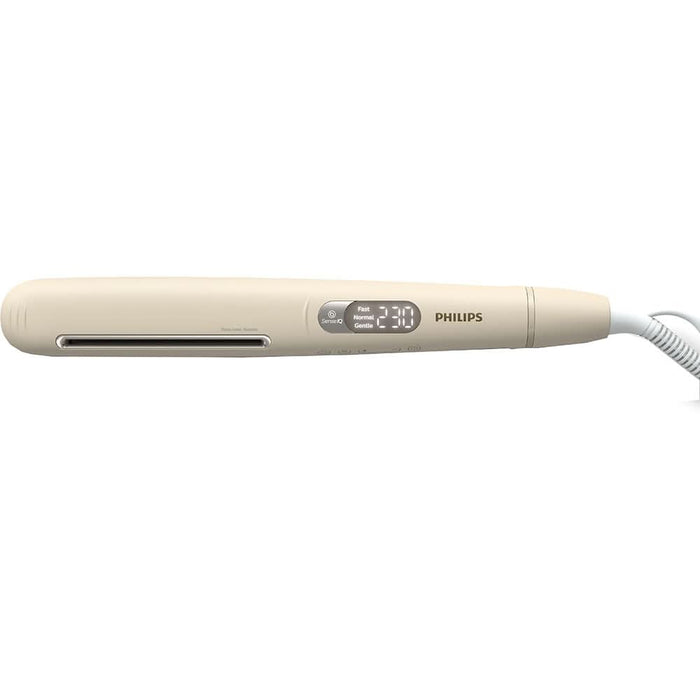 Placa de indreptat parul PHILIPS SenseIQ BHD838, 230 grade, invelis ceramic, bej - WALTI WALTI