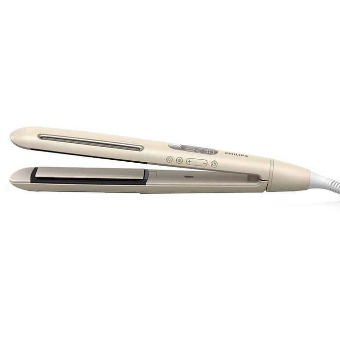 Placa de indreptat parul PHILIPS SenseIQ BHD838, 230 grade, invelis ceramic, bej - WALTI WALTI