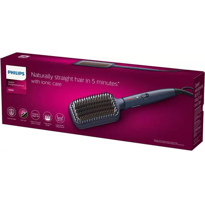 Perie termica PHILIPS BHH885/00, 3 trepte de temperatura, Tehnologie ThermoProtect, negru WALTI