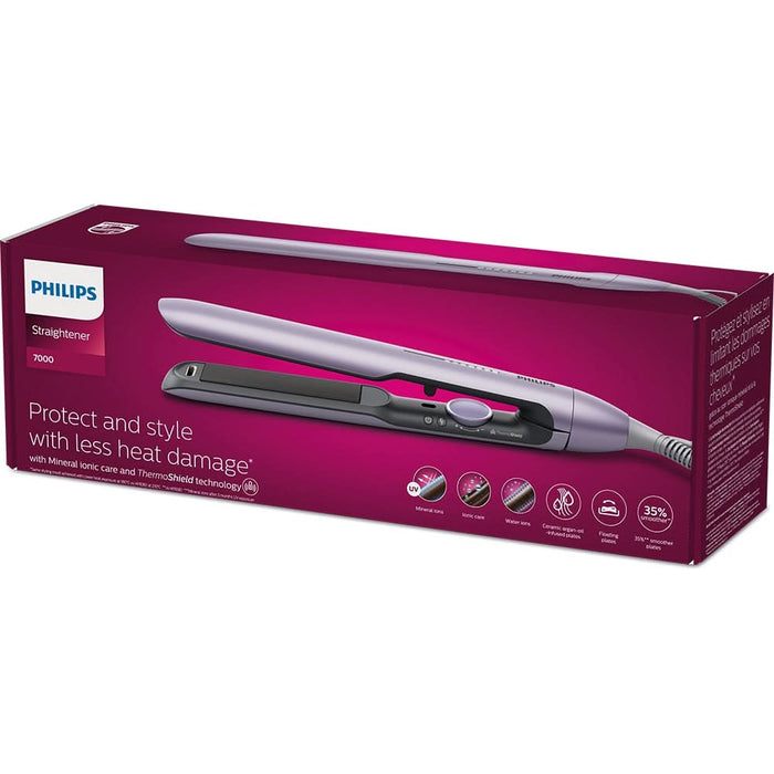Placa de indreptat parul PHILIPS BHS742/00, 230 grade, invelis ceramic, violet WALTI