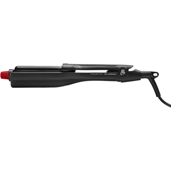 Ondulator ROWENTA CF471LF0 x Karl Lagerfeld Waves Addict CF471LF0, 210 grade, invelis ceramic, negru - WALTI WALTI