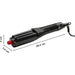 Ondulator ROWENTA CF471LF0 x Karl Lagerfeld Waves Addict CF471LF0, 210 grade, invelis ceramic, negru - WALTI WALTI