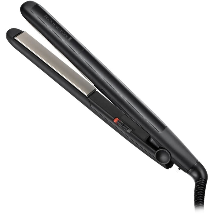 Placa de indreptat parul REMINGTON Straight S1370, 215 grade, LED, invelis ceramic, negru WALTI
