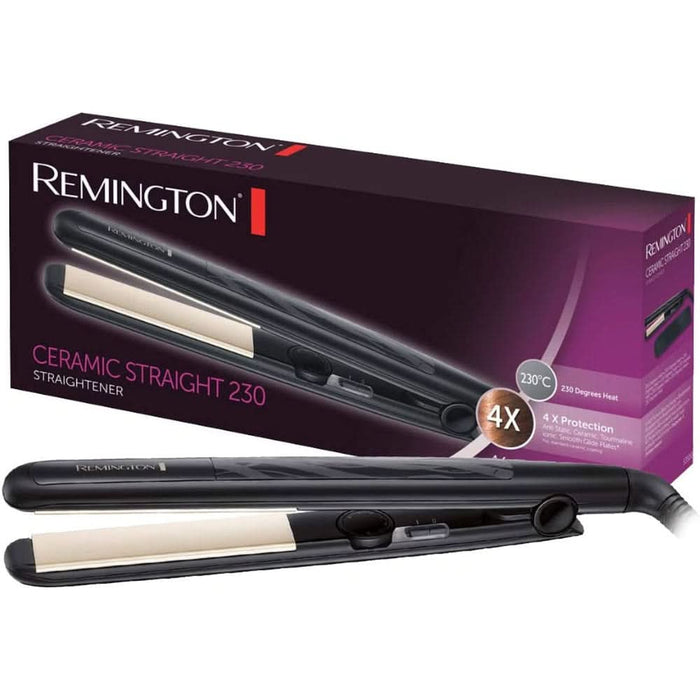 Placa de indreptat parul REMINGTON S3500, 230 grade, invelis ceramic, turmalina, negru WALTI