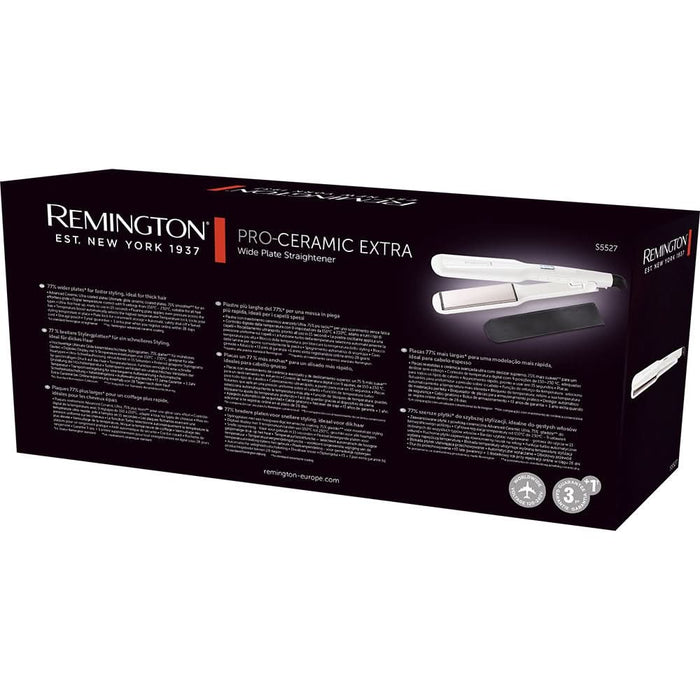 Placa de indreptat parul REMINGTON Pro-Ceramic S5527, 230 grade, invelis ceramic, alb WALTI