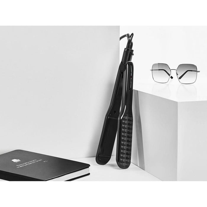 Placa de indreptat parul ROWENTA x Karl Lagerfeld SF411LF0, 230 grade, invelis ceramic, negru WALTI
