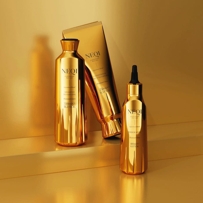 NEQI Șampon pentru netezire si strălucire Diamond Glass, 330 ml WALTI