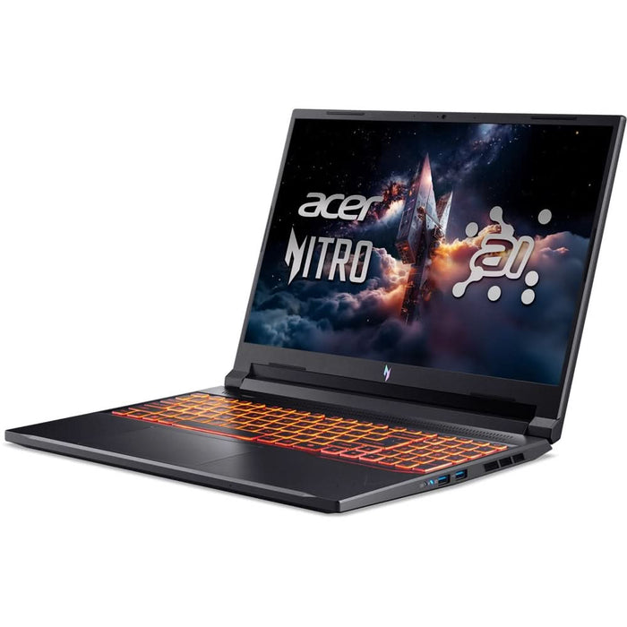 Laptop Gaming ACER Nitro V16 AI ANV16-42-R2LM, AMD Ryzen 7 260 pana la 5.1GHz, 16" WUXGA, 32GB, SSD 1TB, NVIDIA GeForce RTX 5060 8GB, Free DOS, Shale Black WALTI