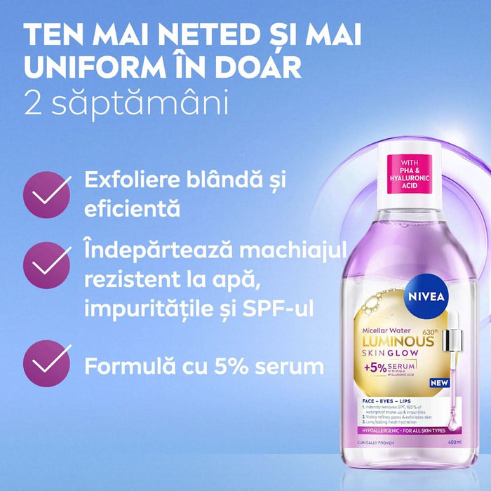 NIVEA Apă micelară bifazică pentru ten sensibil, 400 ml WALTI