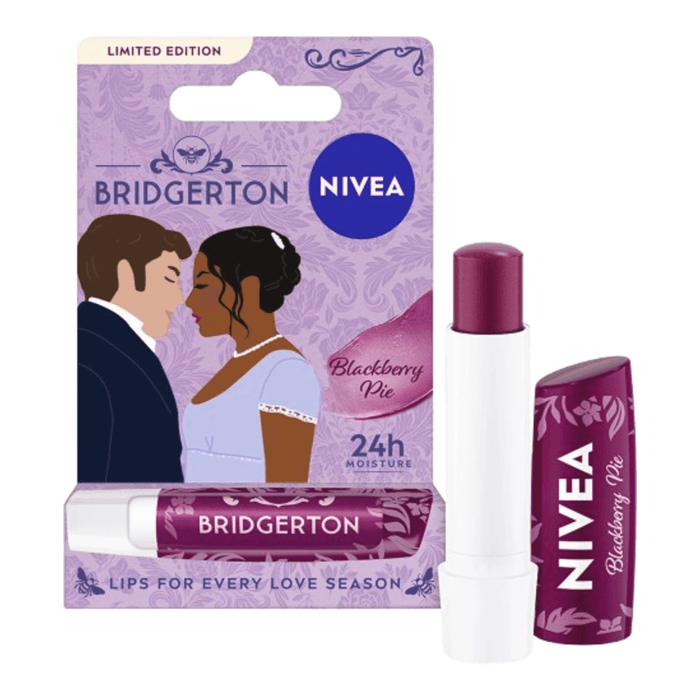 NIVEA Balsam de buze Bridgerton Blackberry Pie, 4,8 g WALTI