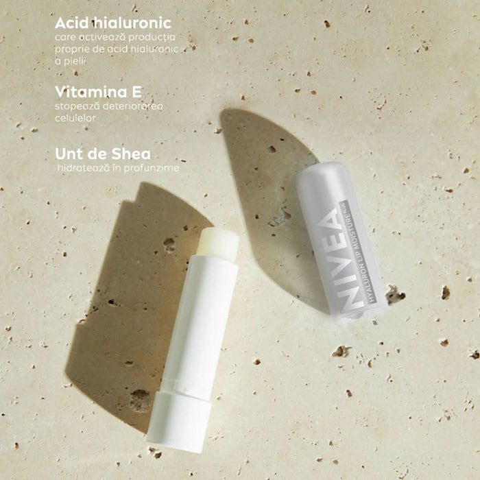 NIVEA Balsam hidratant pentru buze cu acid hialuronic, 5,2 g WALTI