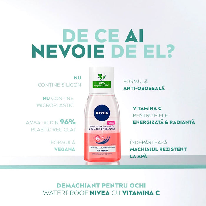 NIVEA Demachiant de ochi bifazic cu vitamina C, 125 ml WALTI