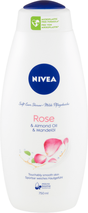 NIVEA Gel de duș trandafiri și ulei de migdale, 750 ml WALTI