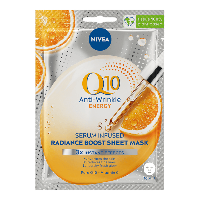 NIVEA Q10 Energy mască tip șervețel, 1 buc WALTI