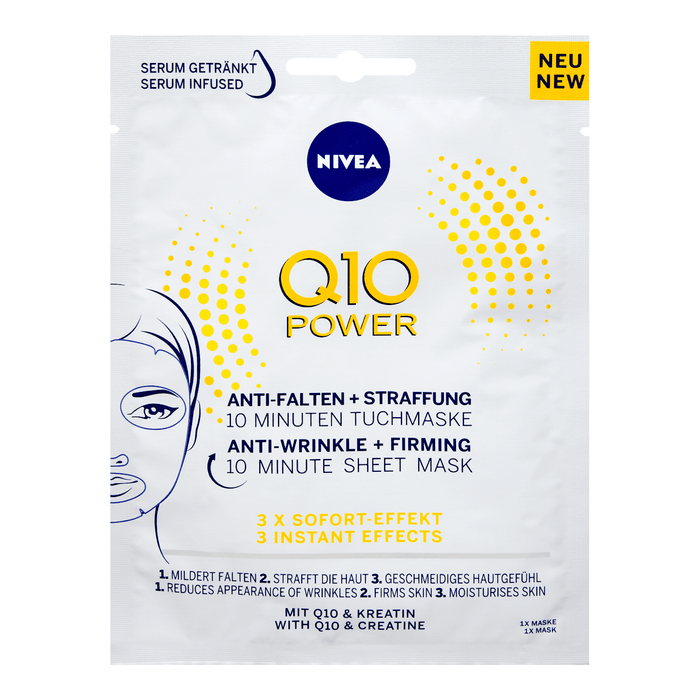 NIVEA Q10 Power mască tip șervețel, 1 buc WALTI