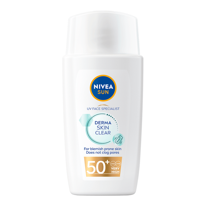 NIVEA SUN Fluid pentru față cu nicinamidă și SPF50+, 40 ml WALTI