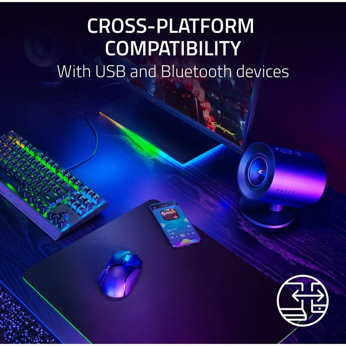 Boxe RAZER Nommo V2 X, 2.0, Bluetooth, negru WALTI