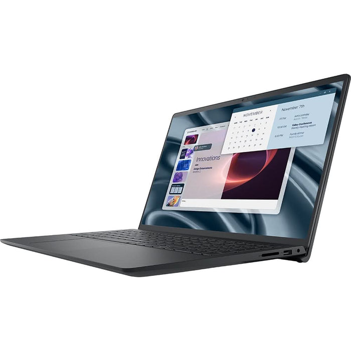 Laptop DELL Pro 15 Essential PV15255, AMD Ryzen 5 7520U pana la 4.3GHz, 15.6" Full HD, 16GB, SSD 512GB, AMD Radeon 610M, Free Dos, Carbon Black WALTI