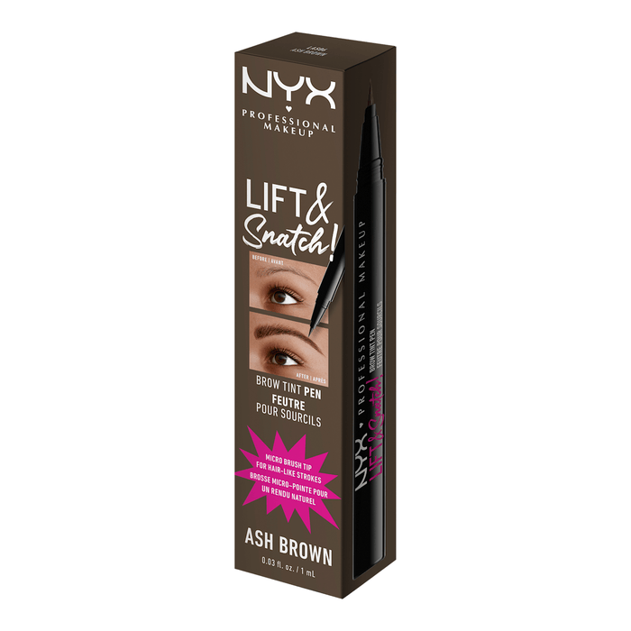 NYX PROFESSIONAL MAKEUP Lift & Snatch! creion pentru sprâncene 6 Ash Brown, 1 ml WALTI