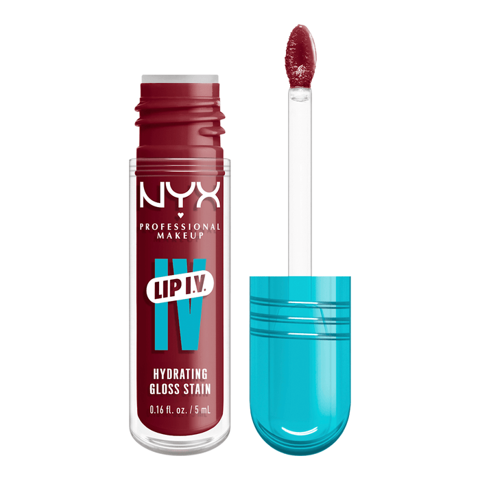 NYX PROFESSIONAL MAKEUP Lip I.V. luciu de buze hidratant 09 Blush Rush, 5 ml WALTI
