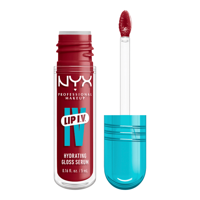 NYX PROFESSIONAL MAKEUP Lip I.V. luciu de buze hidratant 10 Berry Thirsty, 5 ml WALTI