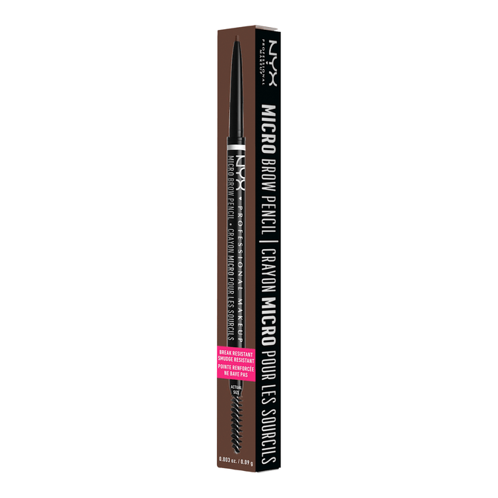 NYX PROFESSIONAL MAKEUP Micro Brow creion pentru sprâncene 8 Black, 0,5 g WALTI