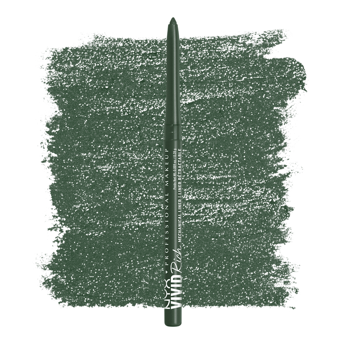 NYX PROFESSIONAL MAKEUP Vivid Rich creion de ochi mecanic 08 Emerald Empire, 0,28 g WALTI