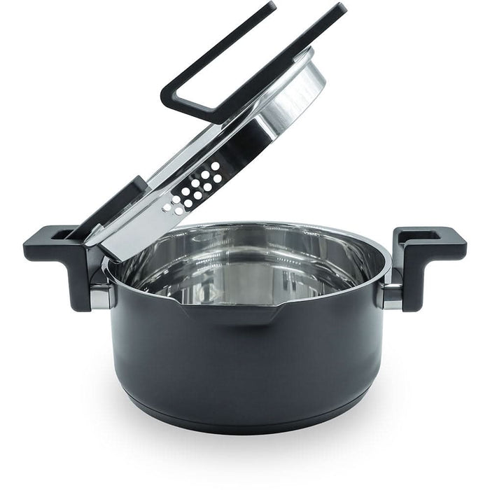 Oala MYRIA MC4023, 4.93l, 24cm, otel inoxidabil, negru WALTI